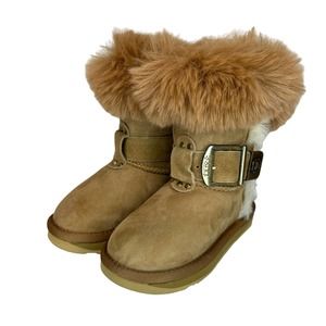 Australia Luxe Collective Girls NEW Shearling Boots Kids Size 10 MSRP $190